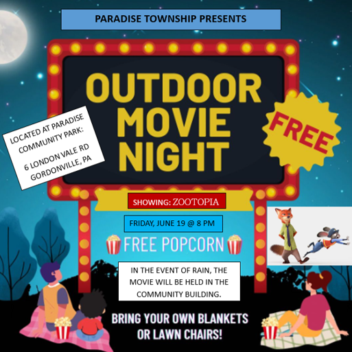 Outdoor Movie - Zootopia